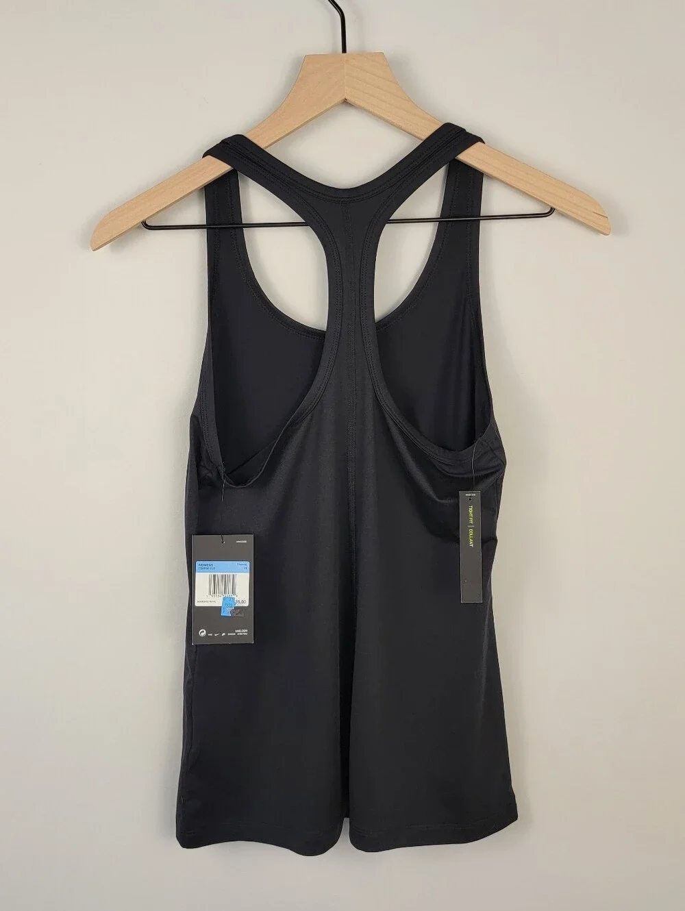 NWT Nike Dri-FIT Racerback Workout Tank Top Black Medium M
